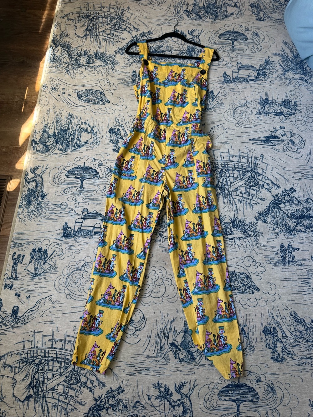 Nooworks Yellow Printed Jumpsuit
